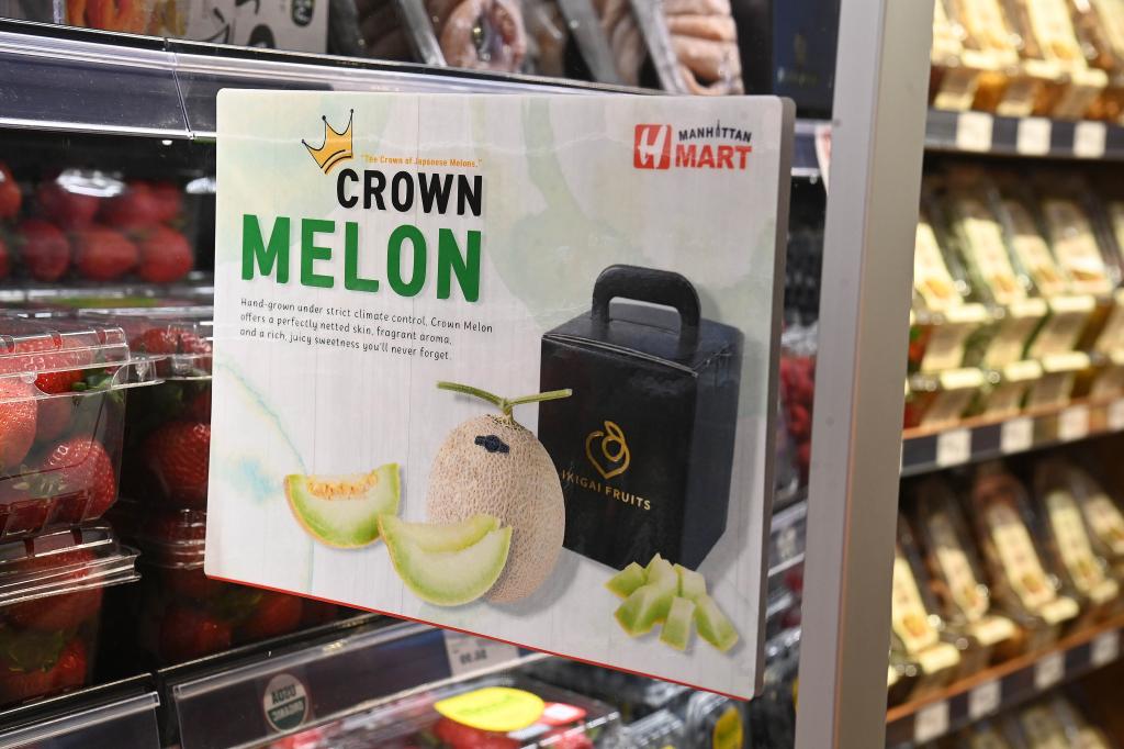 Luxury fruit at Upper West Side market on sale -- for $130