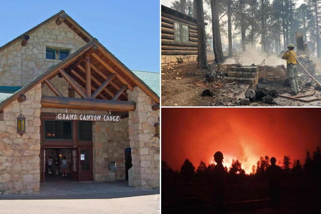 Wildfire destroys a historic Grand Canyon lodge and other structures