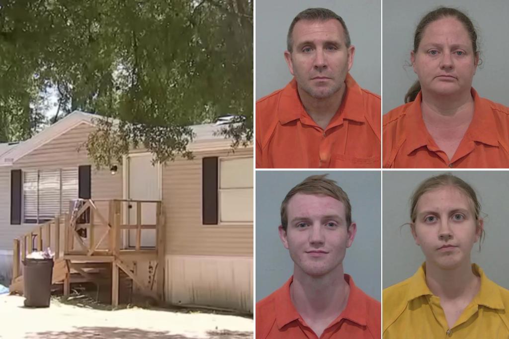 Florida family Brian Griffeth Jill Griffeth arrested in Fort White for child abuse and punishment