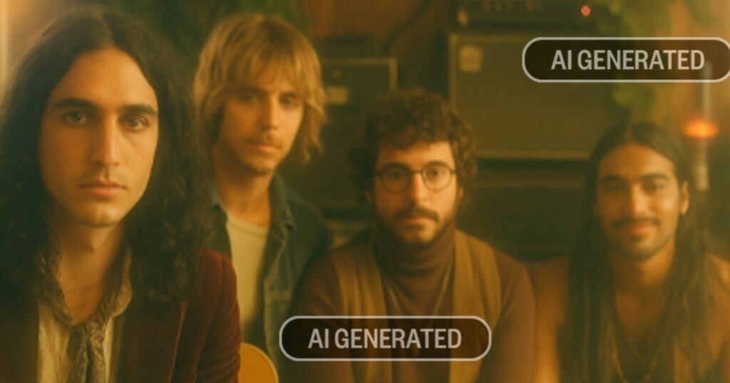 An indie band is blowing up on Spotify, but people think its AI