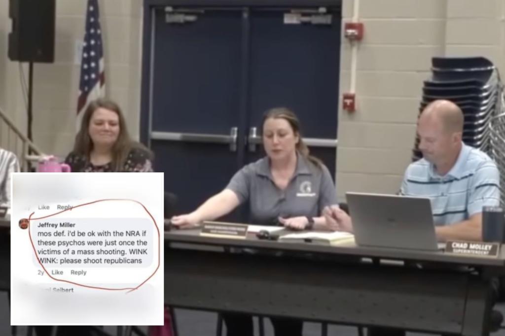 Kentucky school district chairman Jeffrey Miller resigns after social media post calling to shoot Republicans