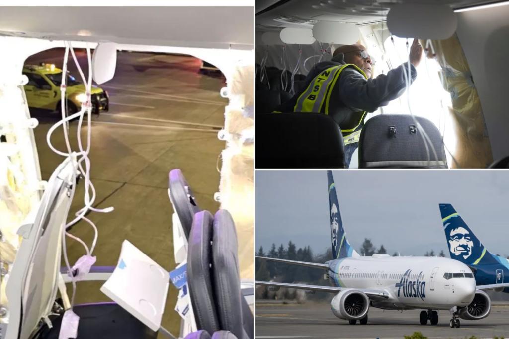 Alaska Airlines flight attendants sue Boeing for mid-air cabin panel blowout