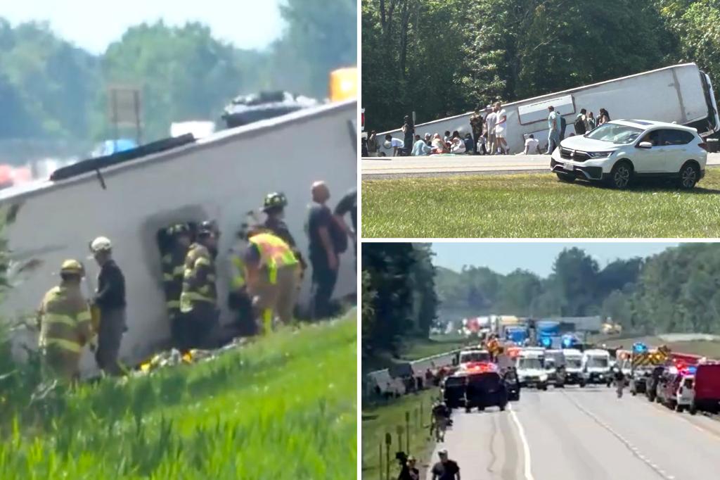 Tour bus crash causes several deaths and injuries on the New York Thruway