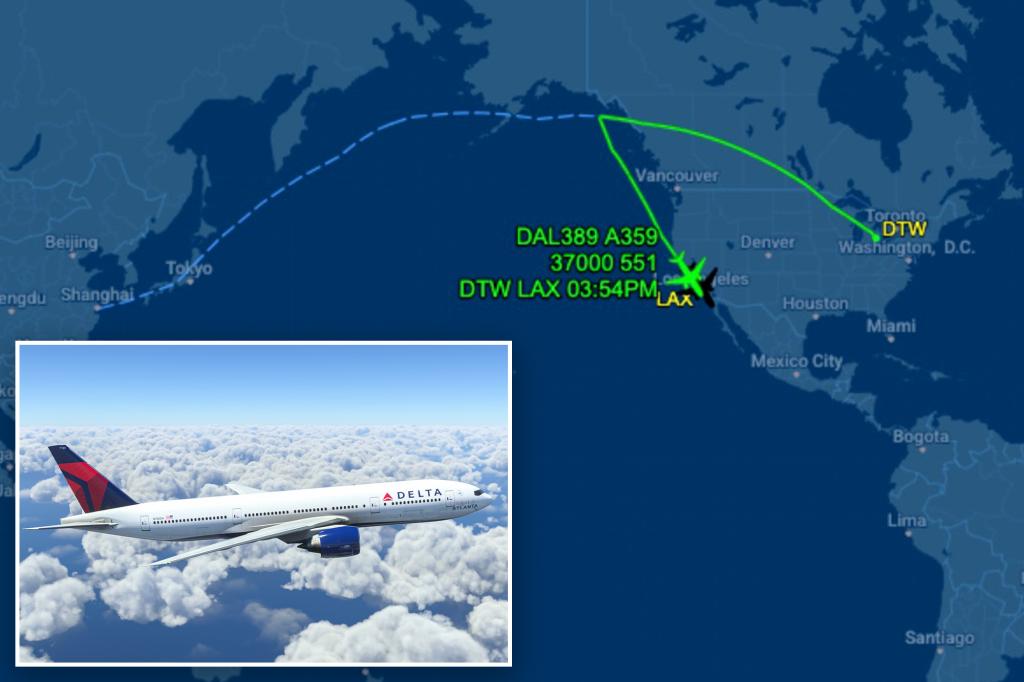 Delta flight takes 2,000-mile detour after pilot fell ill