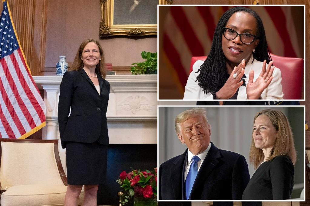 Justice Amy Coney Barrett defends Jackson jabs as ‘warranted’ in rare public appearance