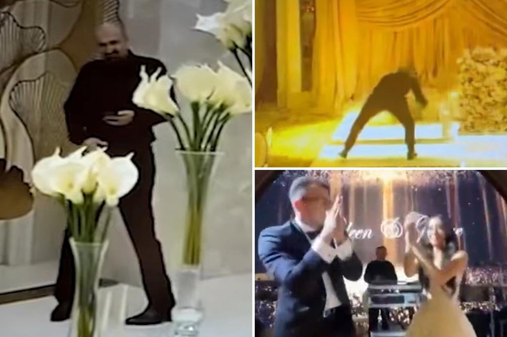 Wedding crasher steals $100K in gifts from reception: Video